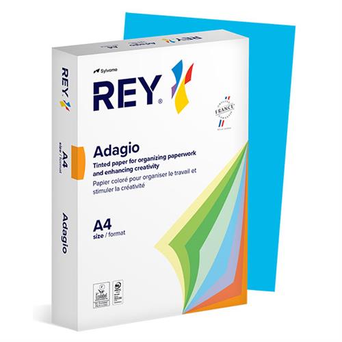 RISMA 500FG AZZURRO INTENSO A4 80G REY ADAGIO