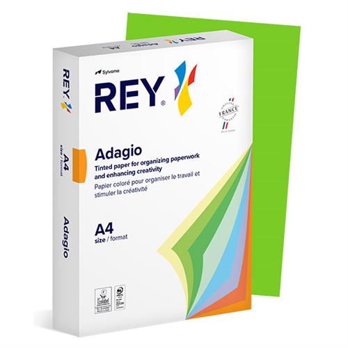 RISMA 500FG VERDE INTENSO A4 80G REY ADAGIO