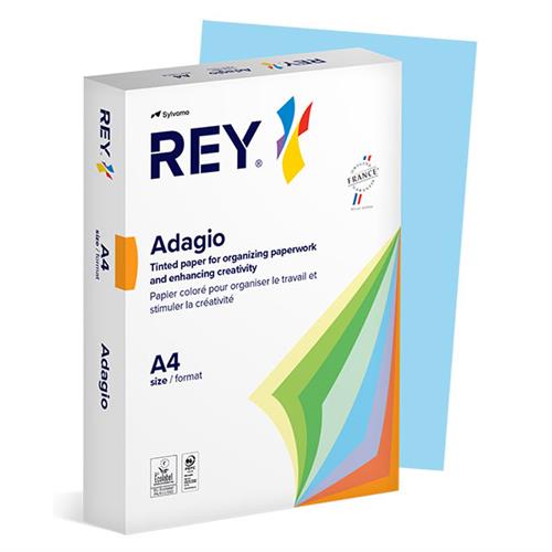 RISMA 500FG AZZURRO VIVO A4 80G REY ADAGIO