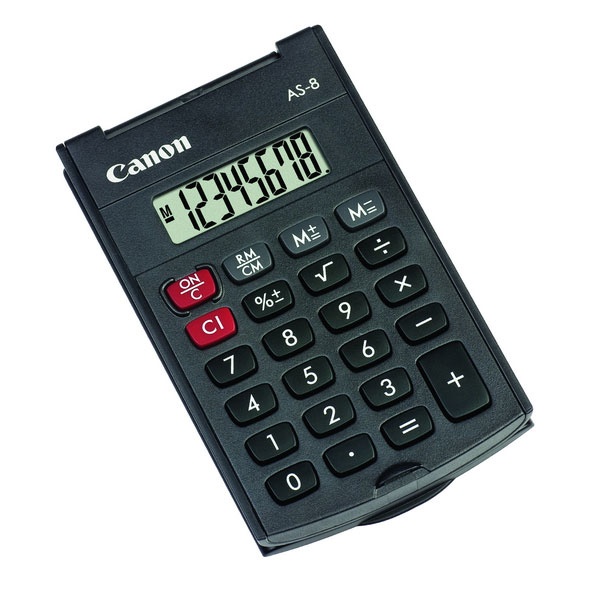 Calcolatrice Calcio A 8 Cifre Con Coperchio Di Protezione - Foto 4