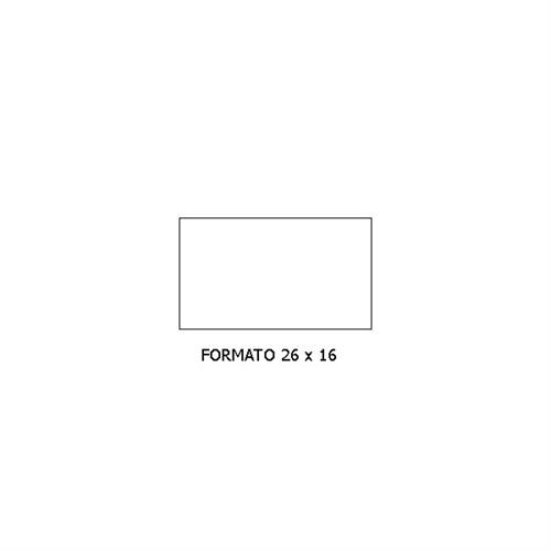 ETICHETTE 26x16 RETT/BIANCO/PERM