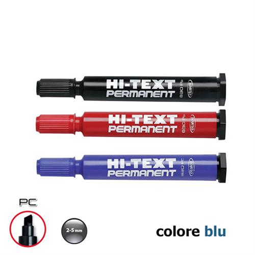 MARKER HI-TEXT 830P PUNTA SCALPELLO 2-5mm BLU