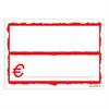 CF.25 SEGNAPREZZI € PVC 10x7 BIANCO CORNICE ROSSA