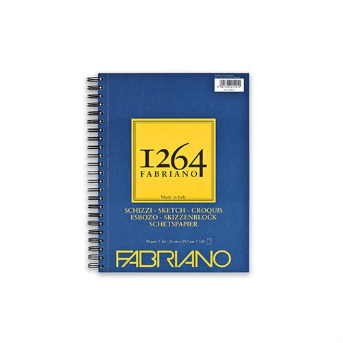 FABRIANO 1264 SKETCH C/SPIRALE L/LUNGO 90g A4
