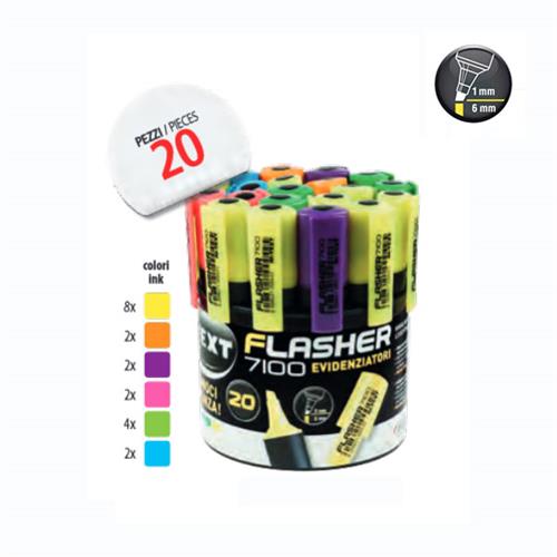 EVIDENZIATORE FLASHER 7100 BARATTOLO ASSORTITO